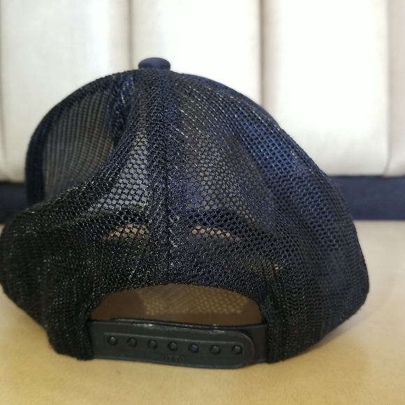 Vtg Playboy Bunny Logo Snapback Trucker Hat Mesh Bunny Label Otto… - Picture 5 of 12